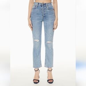 Aritzia Denim Forum The Arlo women's distressed jeans size 27